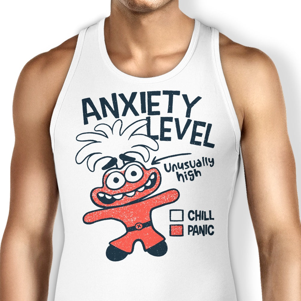 Teesgeex's Comfortable Anxiety Level Tank Top
