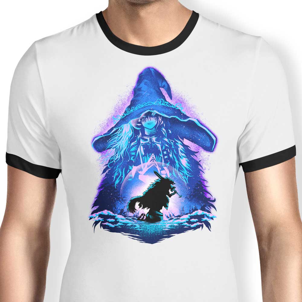 Stylish Lunar Princess Ringer T-Shirt by Hypertwenty