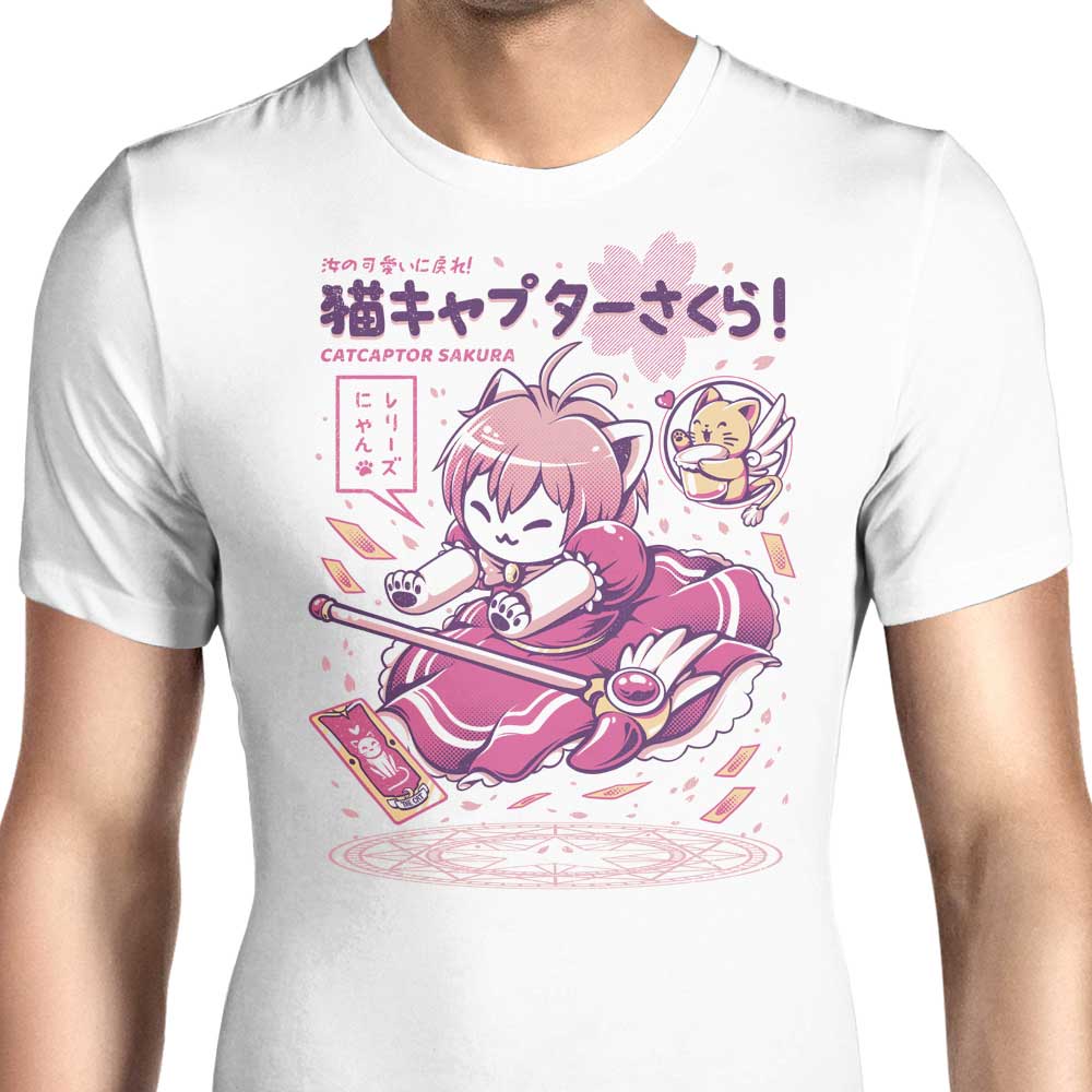 Ilustrata's Catcaptor Sakura Men's Fashionable Apparel