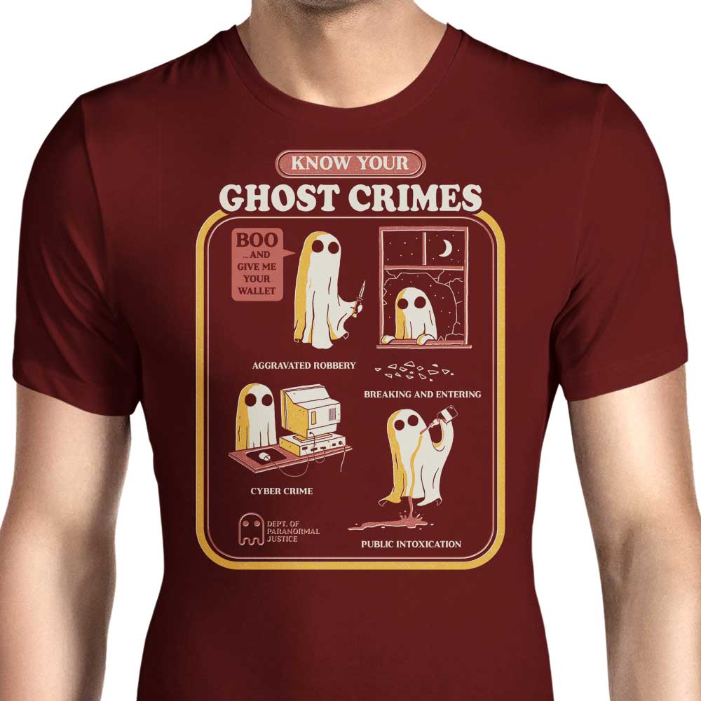 Ghost Crimes Stylish Men's Apparel - T-Shirts in Various Sizes
