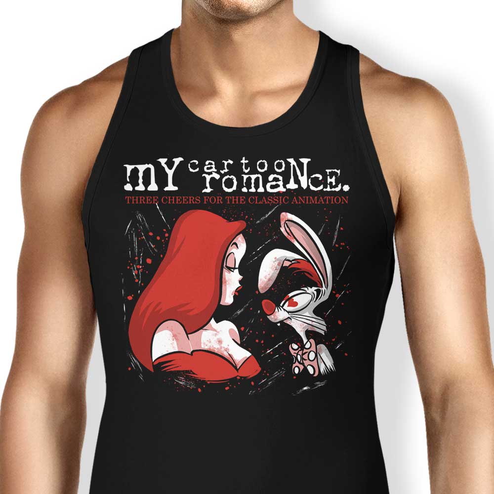 Zascanauta's Charming Cartoon Romance Tank Top for a Stylish Look