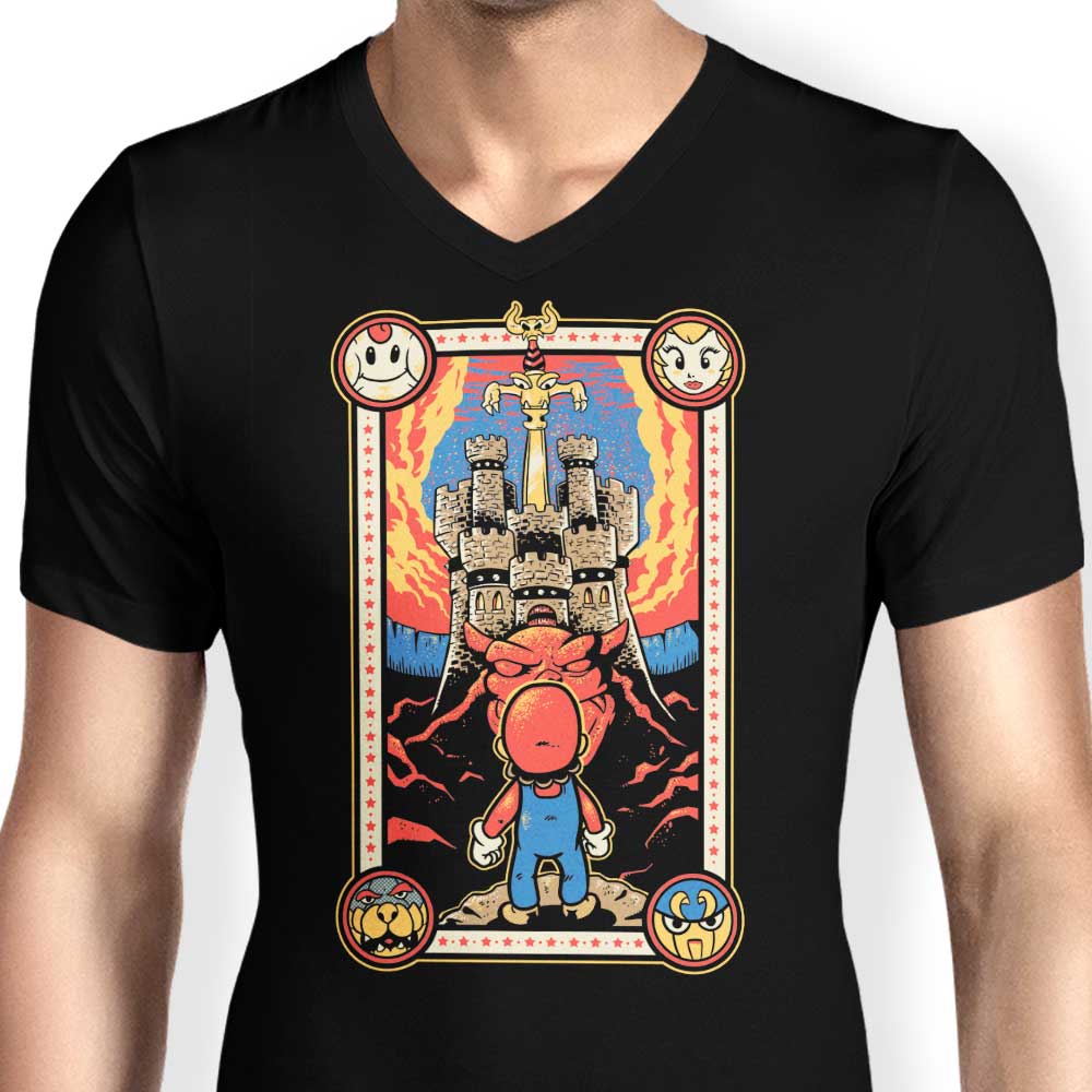 Men's V-Neck T-Shirt - The Legend of the Seven Stars