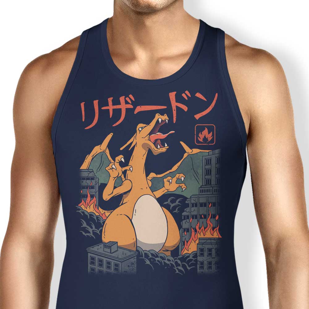 XENOS Fire Kaiju Themed Men's Tank Top