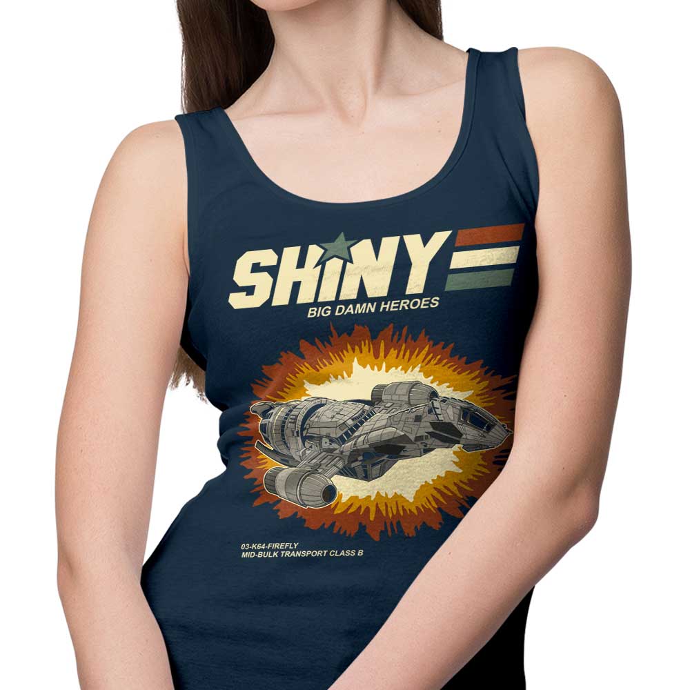 Gleaming Heroes Retro - Style Tank Top