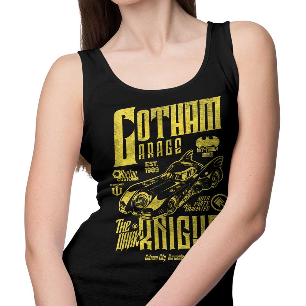 Stylish Gotham Garage Tank Top by Arinesart