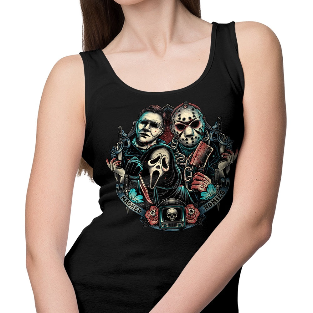 Cool Masked Homies Tank Top for Trendy Wear