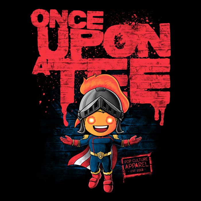 Teesgeex Men's Stylish V-Neck OUAT Supes T-Shirt