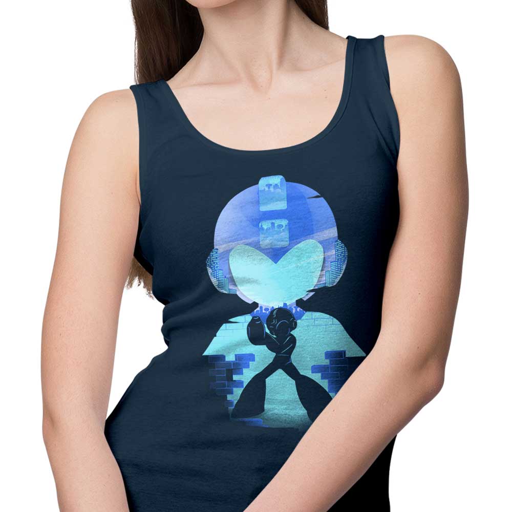 Donnie Illustrations' Soft and Comfortable Blue Bomber Tank Tops