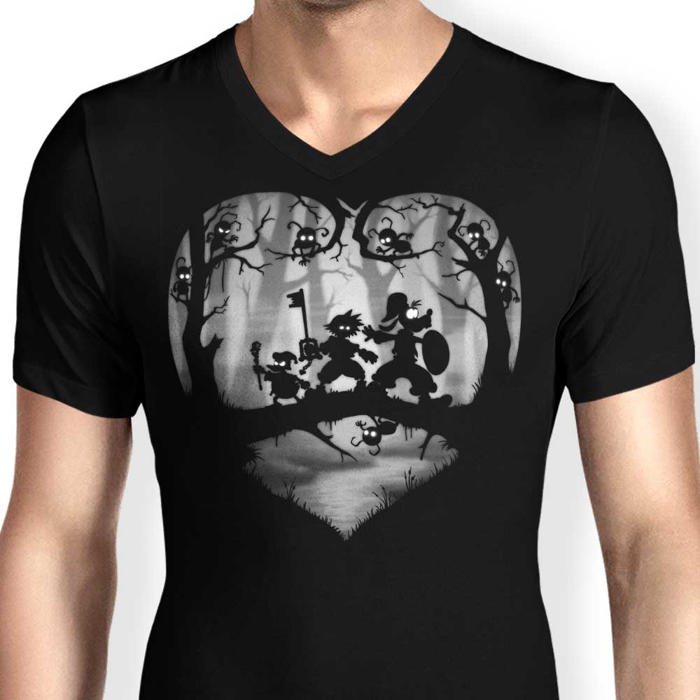Men's Stylish V-Neck T-Shirts by Limbo Hearts