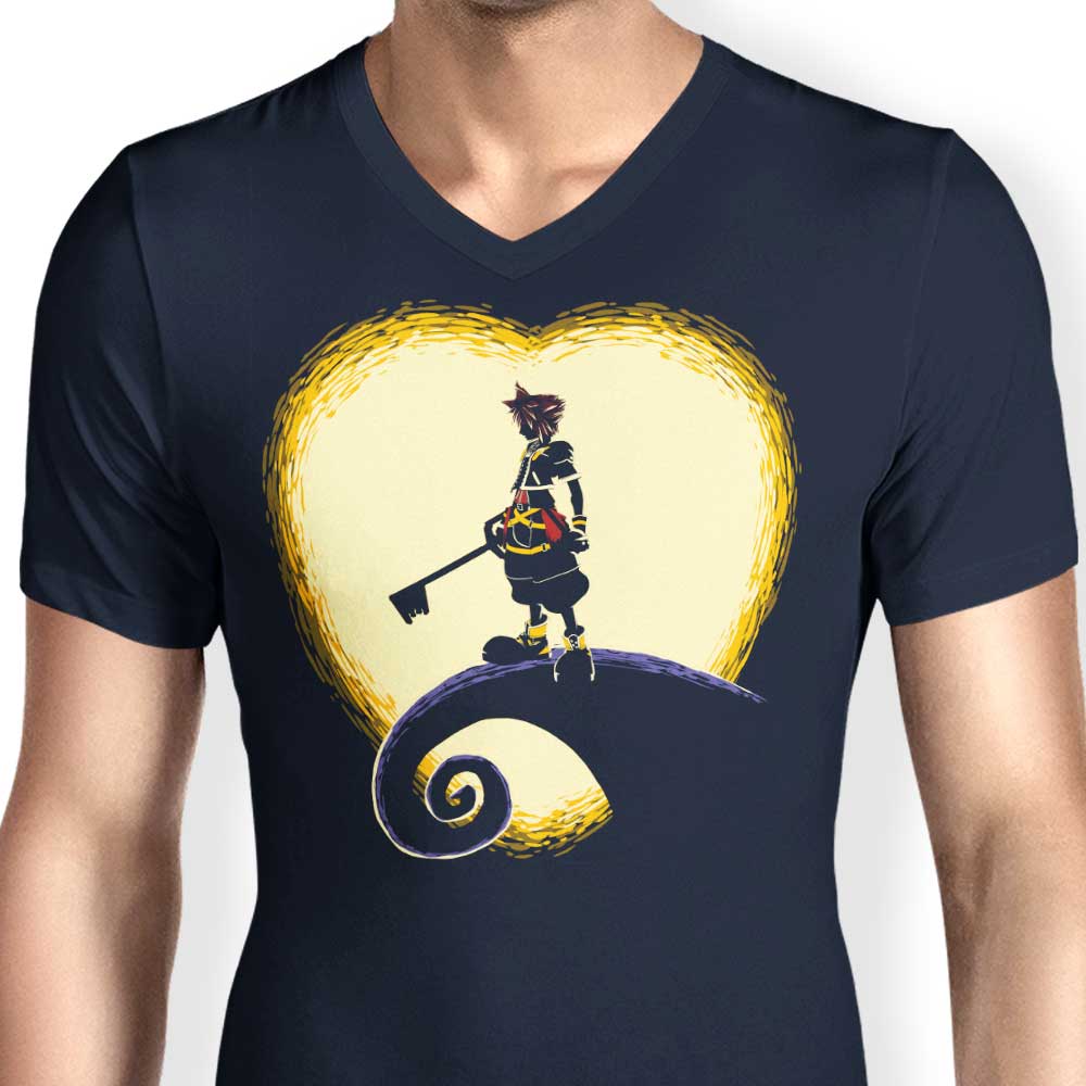Men's Stylish V-Neck T-Shirt: Another World Collection