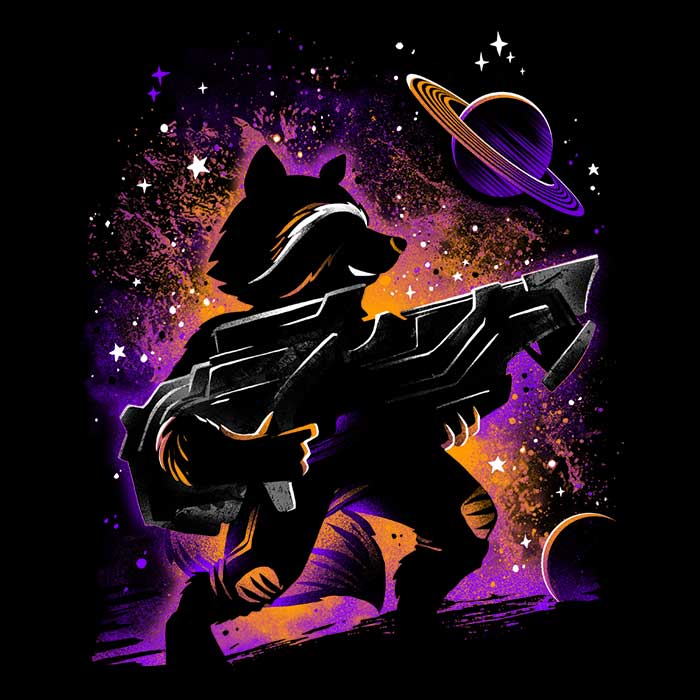 Space Raccoon Men's Clothing - T-Shirts and Premium T-Shirts