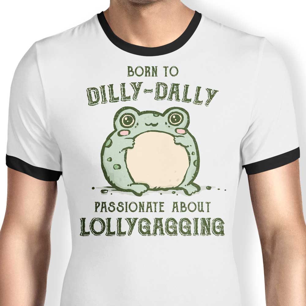 Ringer T-Shirt - Born to Lollygag
