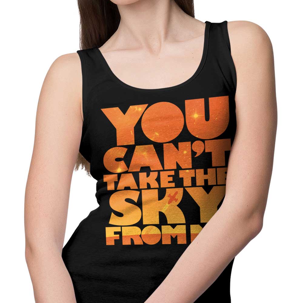 Geekchic 'You Can't Take the Sky' Stylish Tank Top for Men and Women