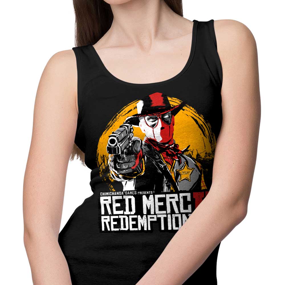 Rustenico's Red Merc Redemption Men's and Women's Comfortable Tank Tops