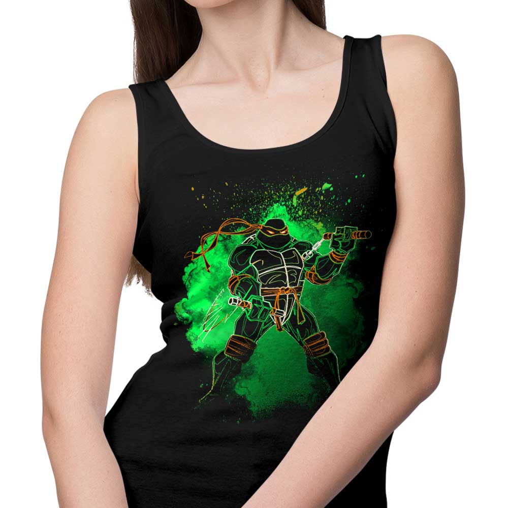 Donnie Illustrations' Nunchaku Soul - Men's Tank Top for Martial Arts Enthusiasts