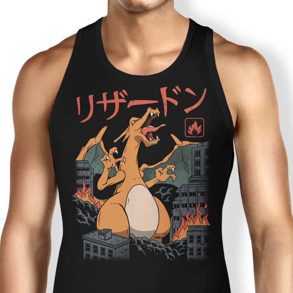 XENOS Fire Kaiju Themed Men's Tank Top
