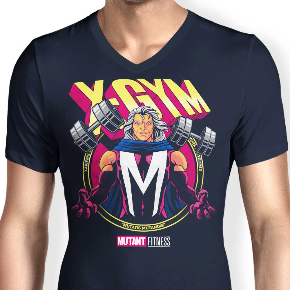 Men's Magnetic V-Neck Gym Tee from Teesgeex
