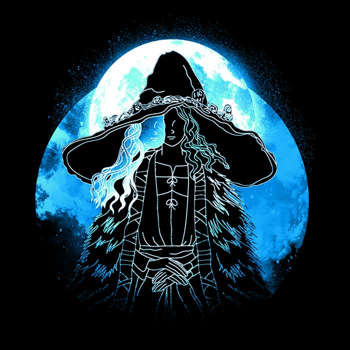 Men's Lunar Princess Orb T-Shirts in Various Sizes