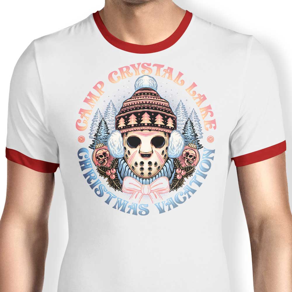 Momma Gorilla's Festive Camp Christmas Ringer T - Shirt