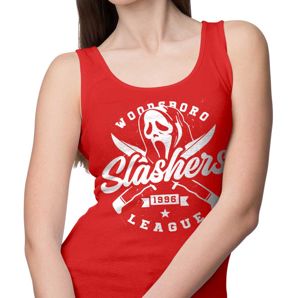Woodsboro Slashers Stylish Tank Top for Fashion Enthusiasts