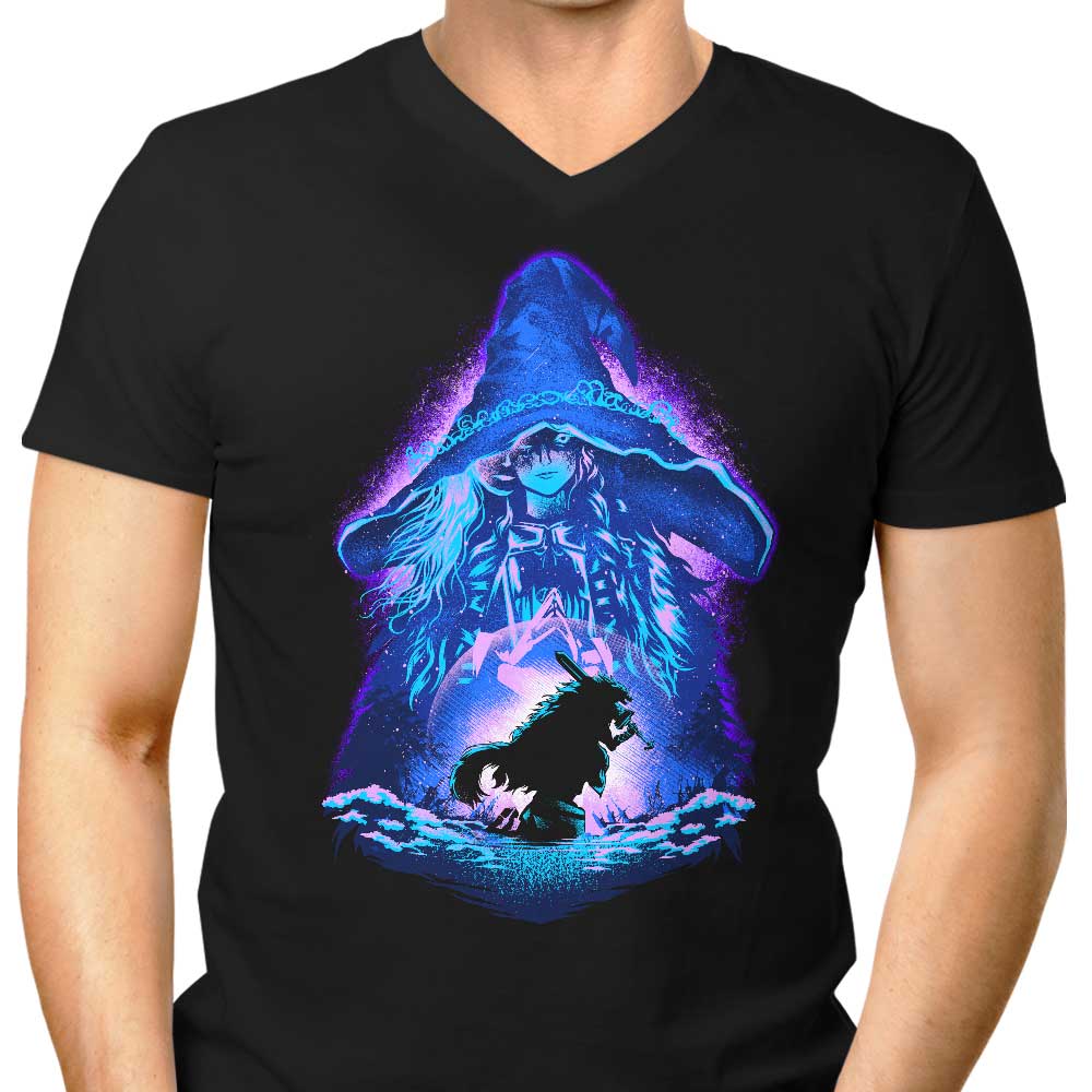 Hypertwenty's Men's Stylish V-Neck Lunar - Inspired T - Shirt