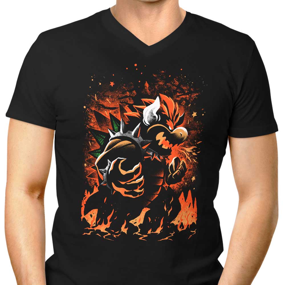 The Magnificent King of Awesomeness - Men's V-Neck T-Shirt