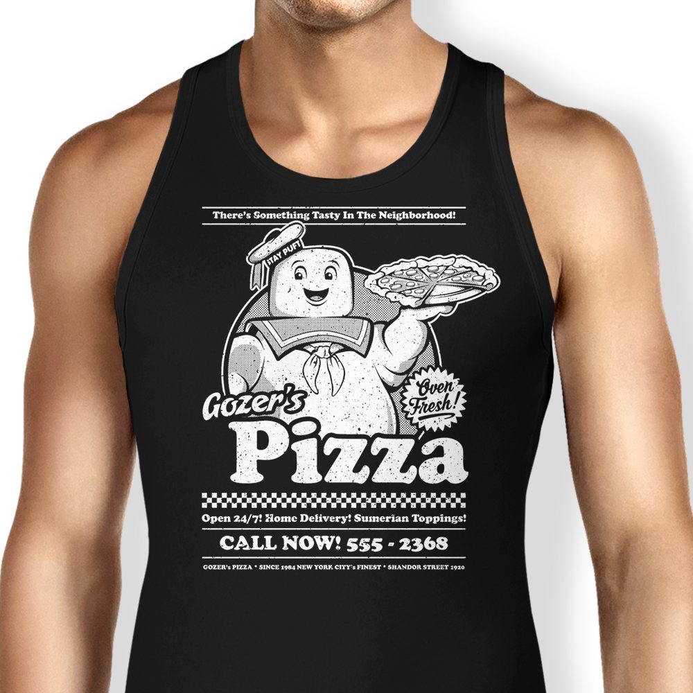Gozer's Pizza Stylish Tank Top for Trendy Wear