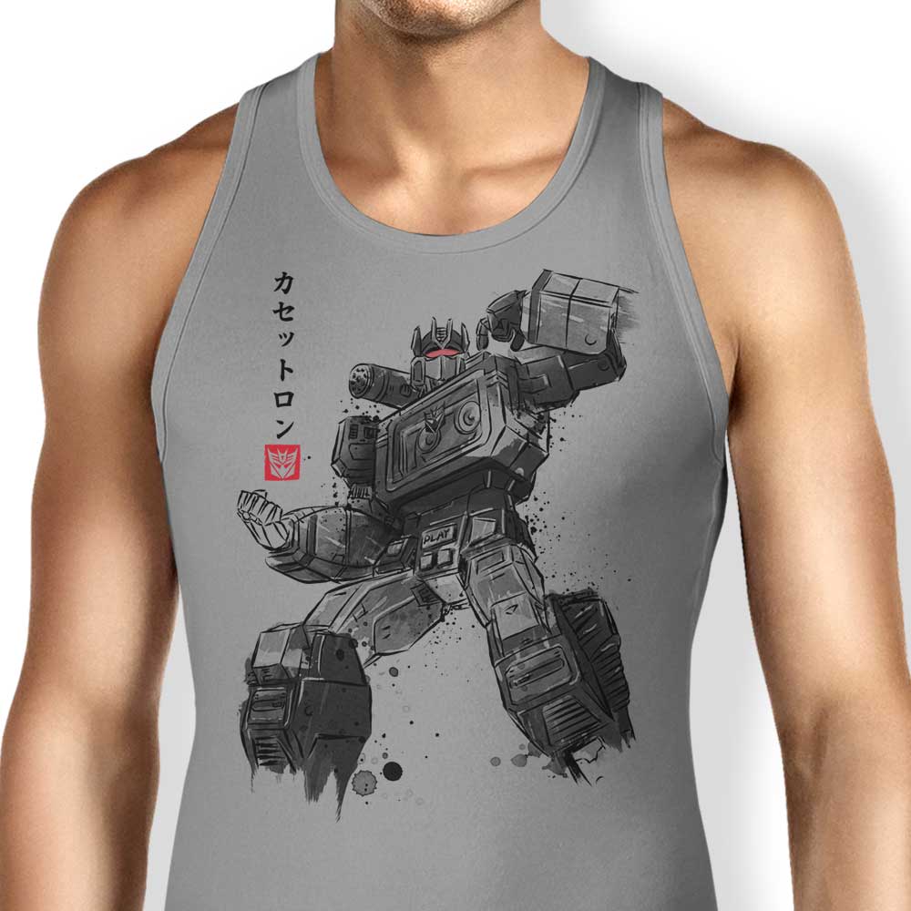 Dr. Monekers' Stylish Cassette Sumi-e Tank Top