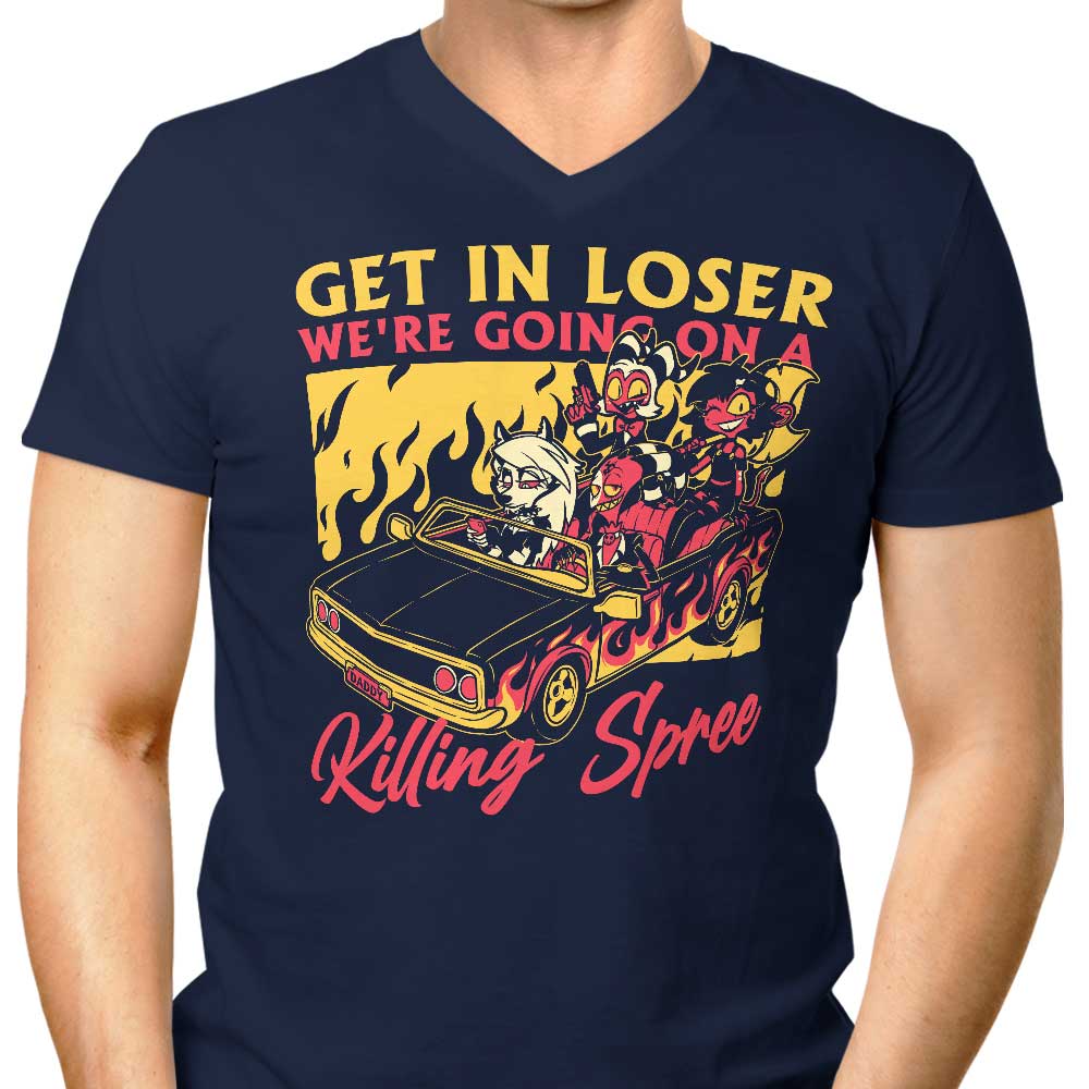 Studio Mootant's Men's Stylish V-Neck for a Killing Spree
