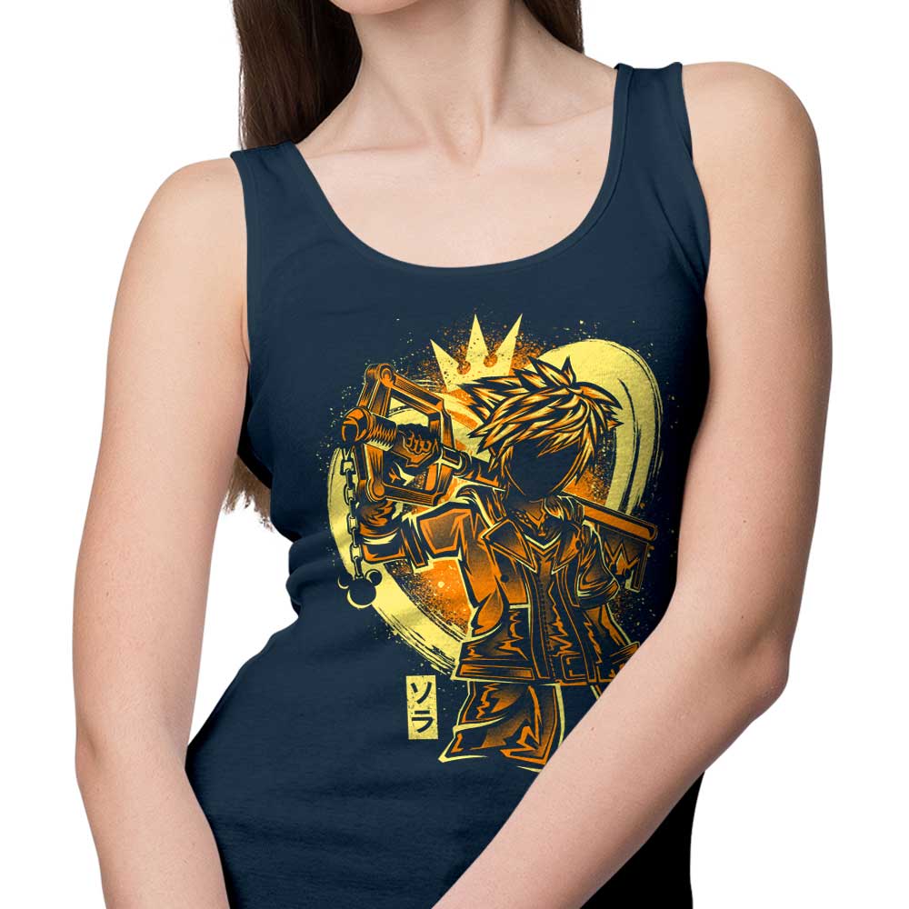 Hypertwenty Keyblade Silhouette Design Tank Top for Casual Wear