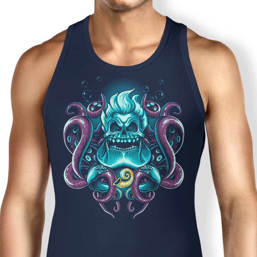 Sea Witch Skull-themed Unisex and Women's Tank Tops