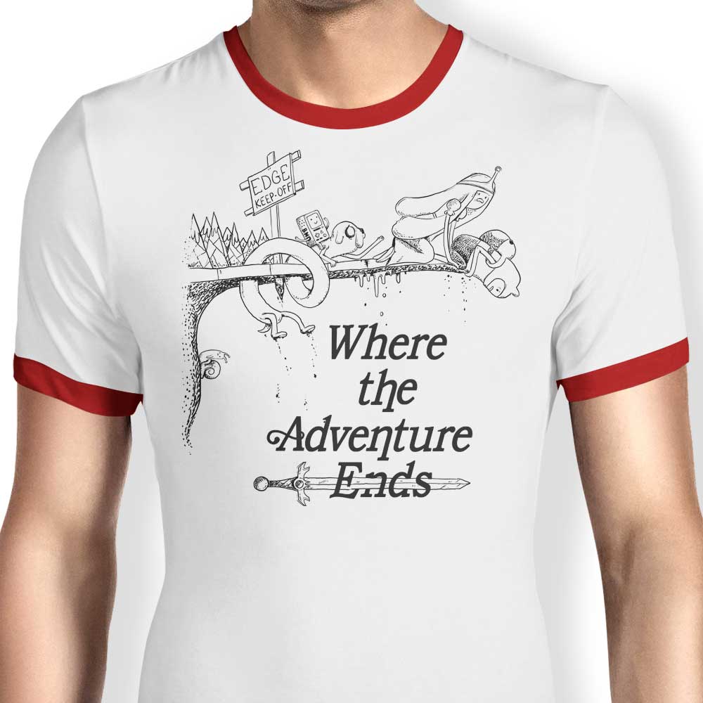The End of the Adventure - Men's Casual Ringer T-Shirt