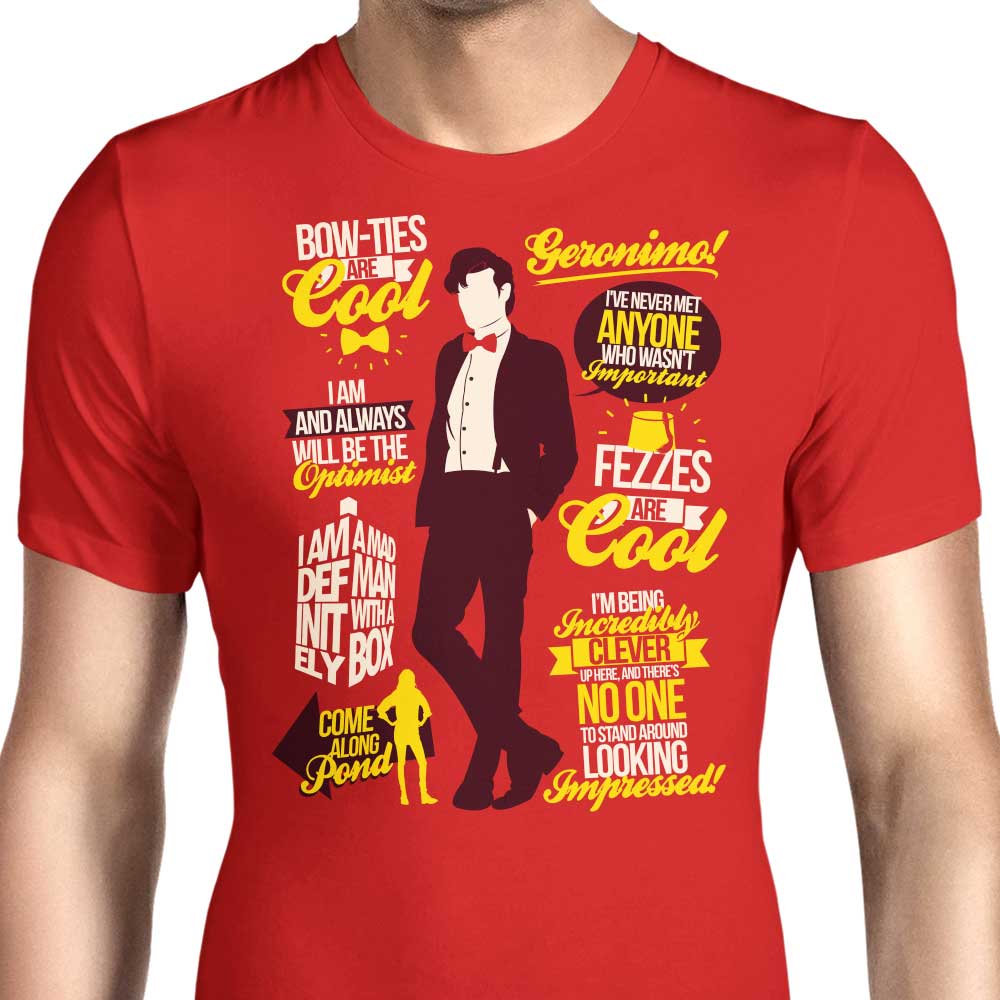 Quotes from the Eleventh Doctor - Stylish Men's Apparel Collection