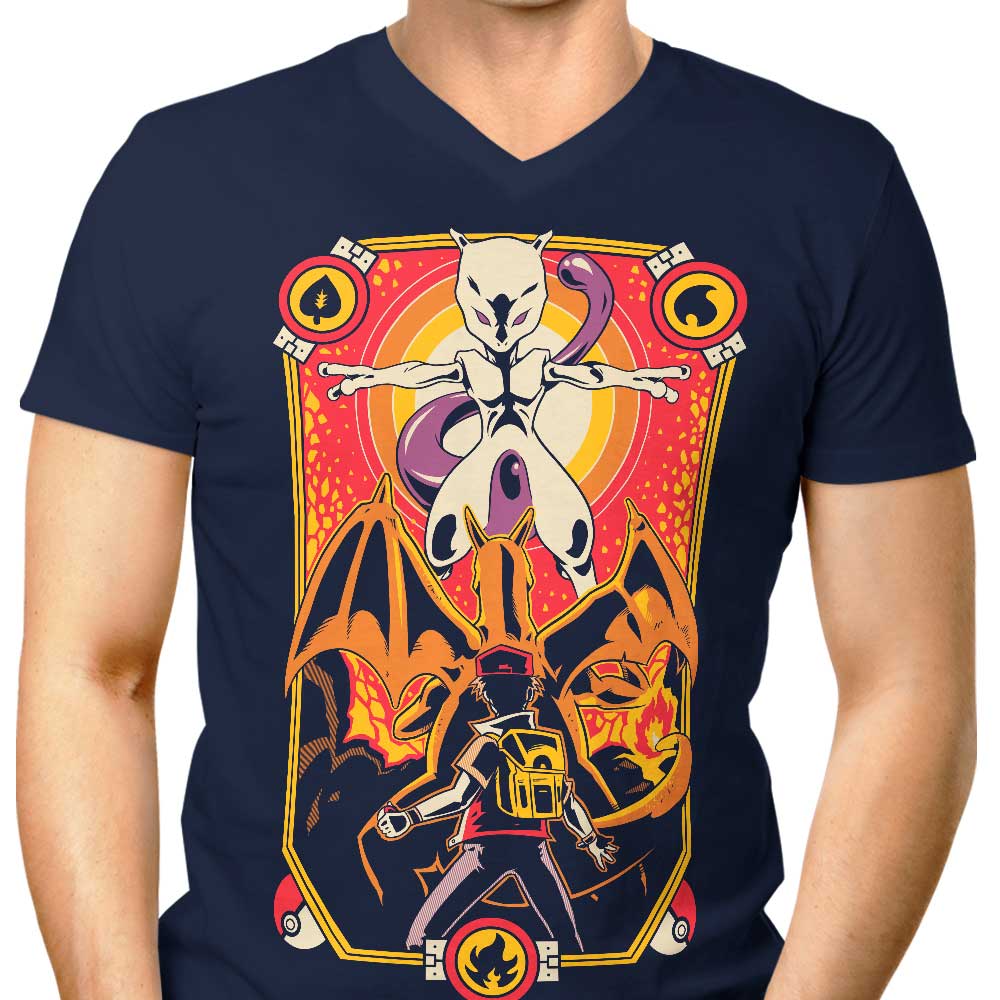 Men's V-Neck T-Shirt - The Legend of the Trainer