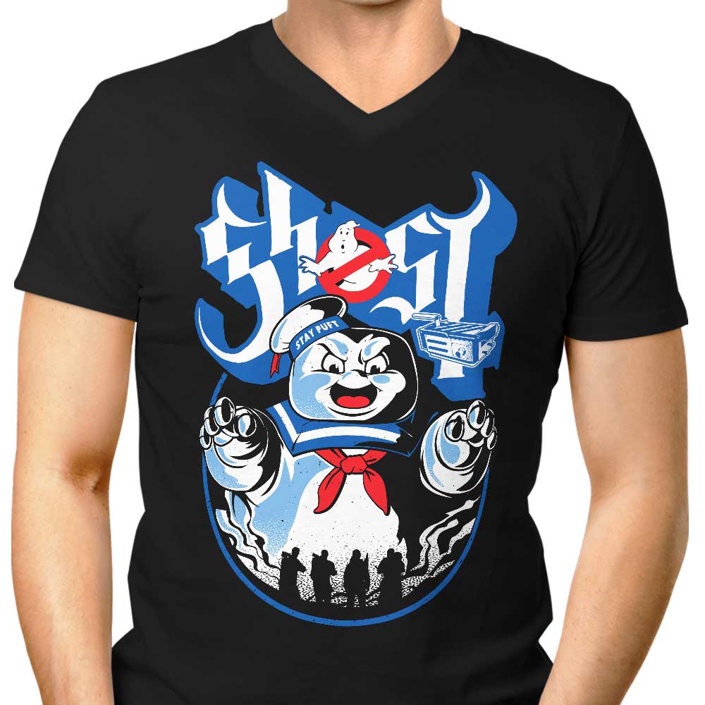 Stay Puft Brand Men's Classic V-Neck T-Shirt