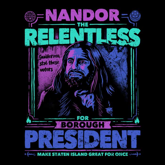 Teesgeex 'Nandor for President' Comfortable Unisex and Women's Tank Tops