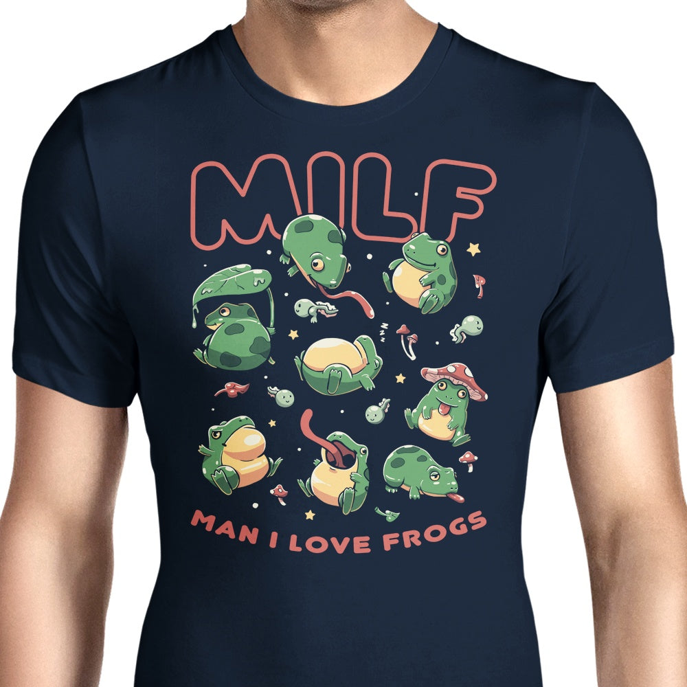 Men's Fashion: 'I Love Frogs' Apparel by Koalatees