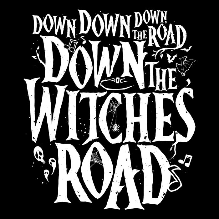 Men's V-Neck T-Shirt - Down the Road