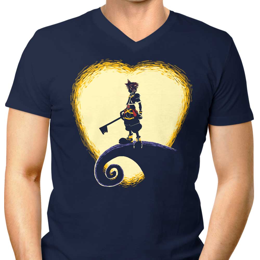 Men's Stylish V-Neck T-Shirt: Another World Collection