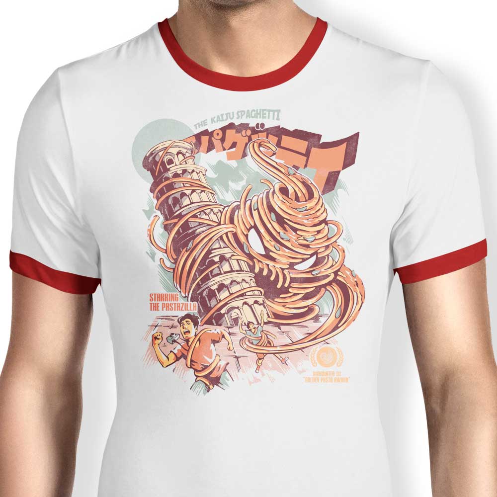 The Kaiju Spaghetti Men's Classic Ringer Style T-Shirt