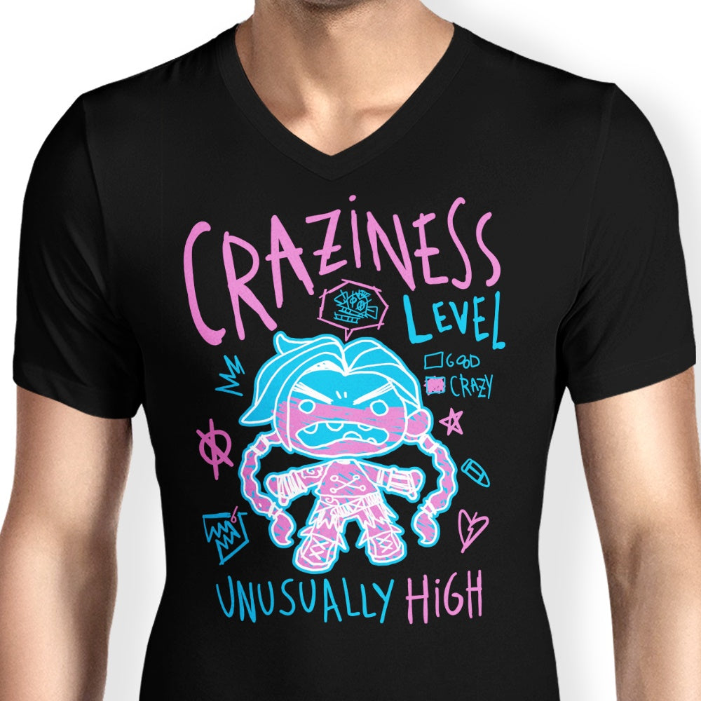 High - Octane Craziness Men's V - Neck T - Shirt