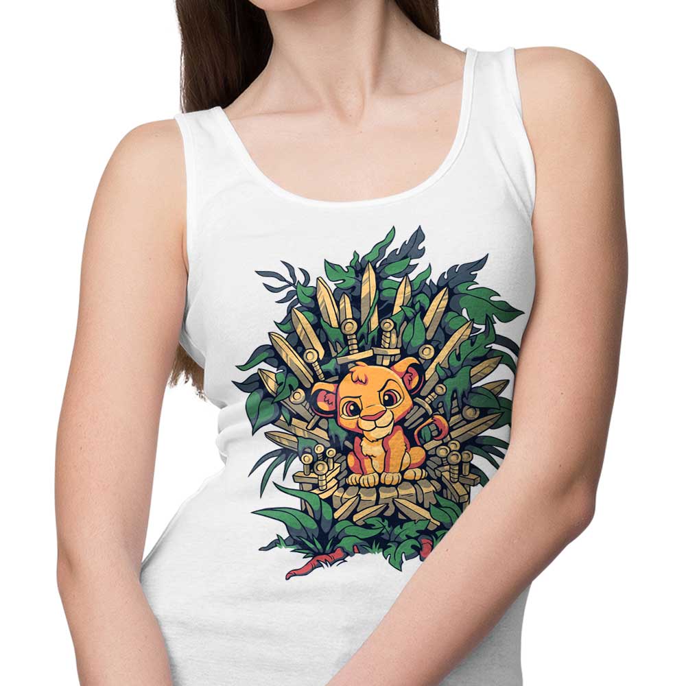 Geekydog True King Comfortable Cotton Tank Tops for Men and Women