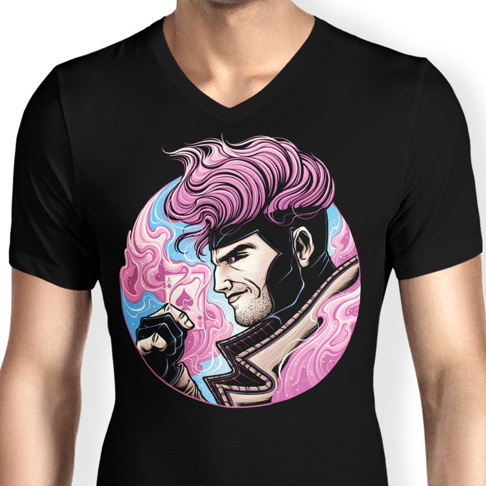 High - Energy Kinetic Charge Men's Stylish V - Neck