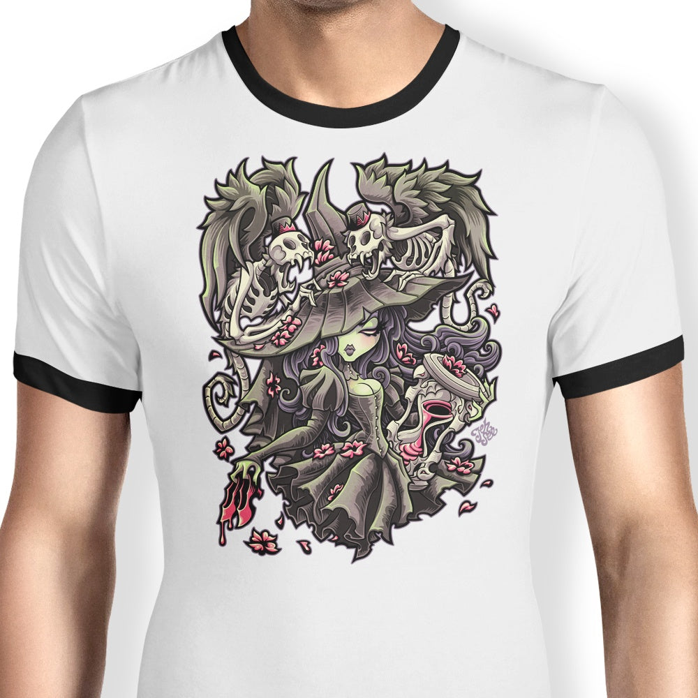 Enchanting Witching Hour Ringer T - Shirt by Jehsee