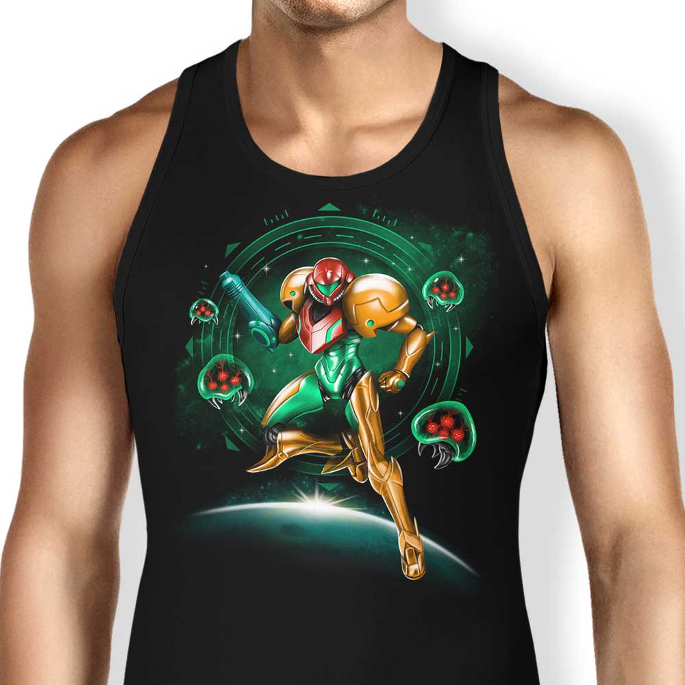 Space Hunting Themed Tank Top for Adventurous Souls