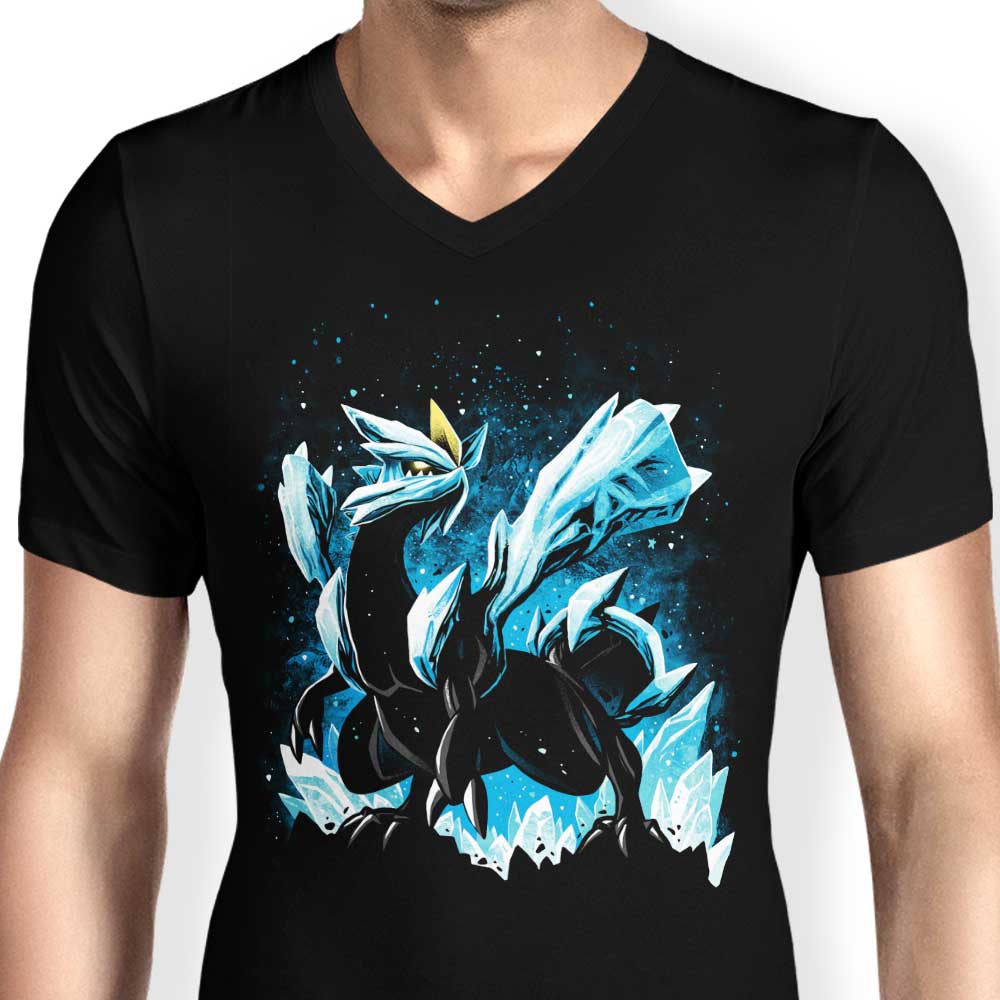 Men's V-Neck T-Shirt - The Power of Absolute Zero