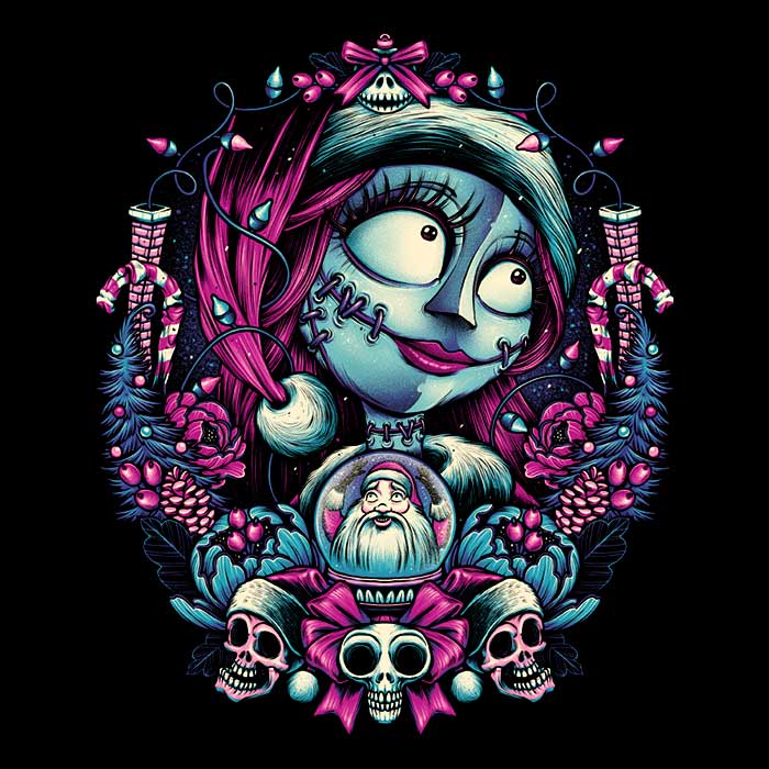 Christmas Ragdoll Design Ringer Style T-Shirt for Fashion Lovers