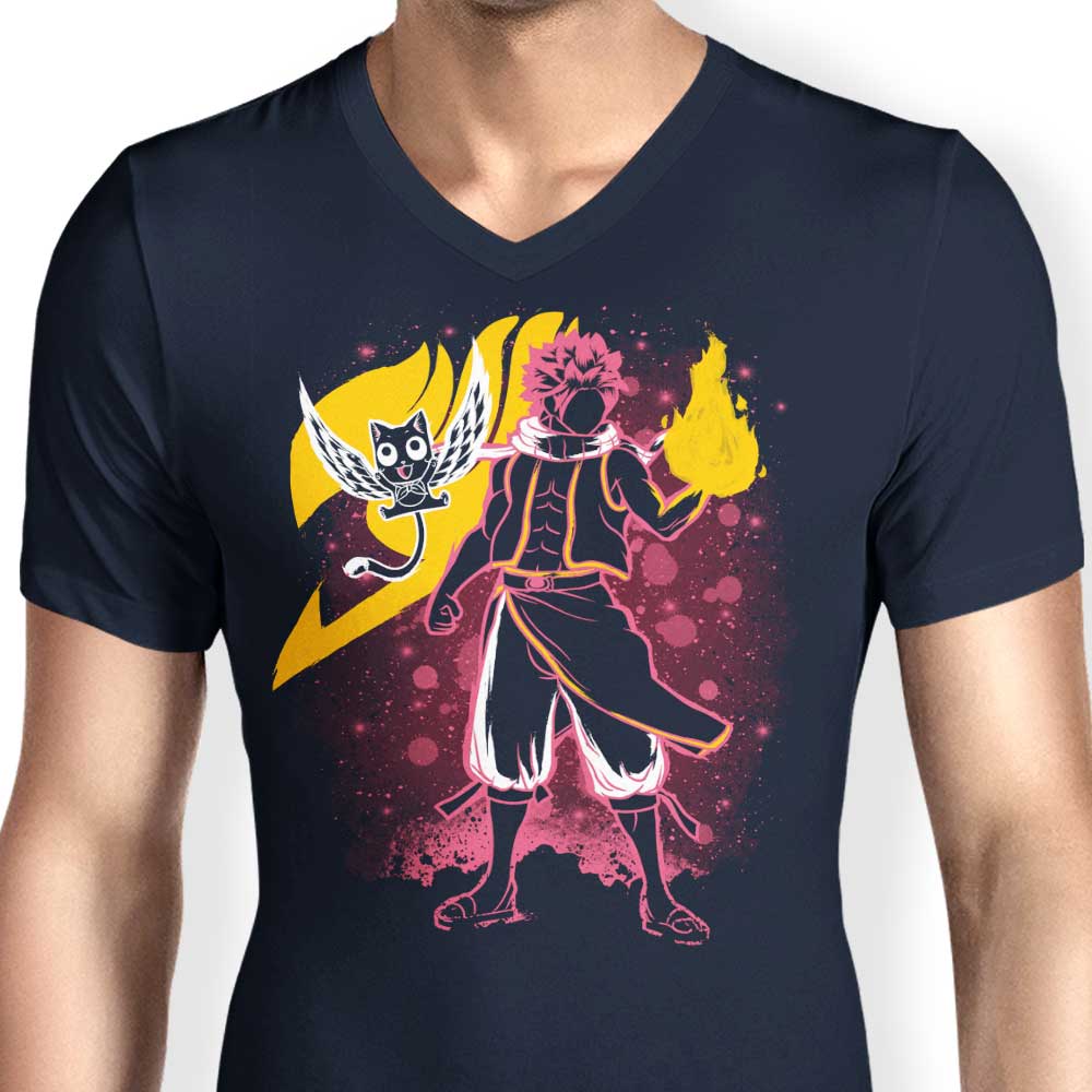 Soulkr's Stylish Men's Fire Magic V-Neck