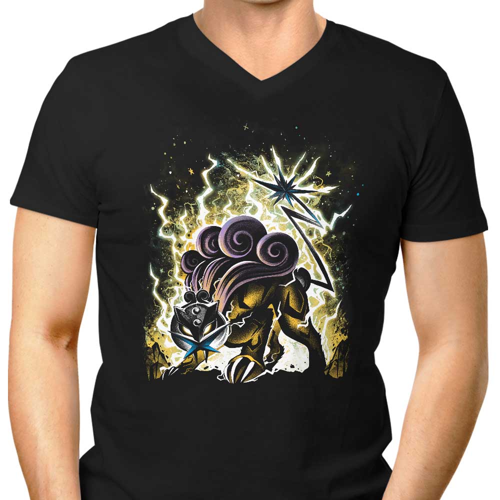 The Thunder - Crashing Beast Men's V - Neck T - Shirt