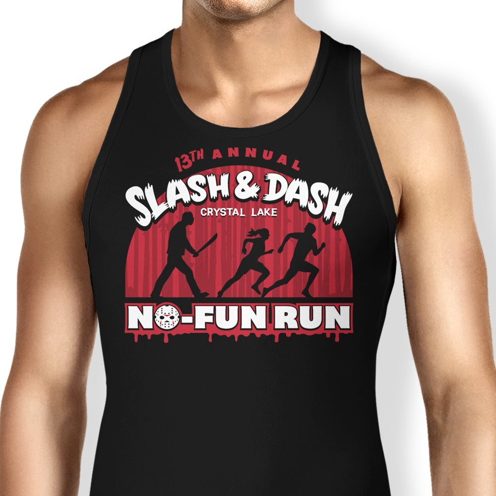 No Fun Run Unisex Athletic Tank Top